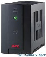 APC by Schneider Electric Back-UPS 1100VA with AVR, Schuko Outlets for Russia, 230V 1