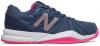 New Balance Кроссовки женские 696, цвет: синий, розовый. WC786VI2/B. Размер 7 (37,5) 9779320