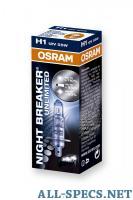 Osram - H1-12v 55w - P14.5s Night Breaker unlimited +110% (64150NBU) 811569