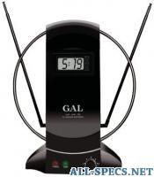 Gal AR-488AW Black антенна телевизионная комнатная 45014