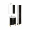 Aquanet Комплект мебели Честер 60 черный/золото 720780