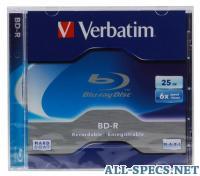 Verbatim BD-R 25Gb 6x Jewel 580647