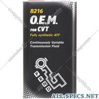 Mannol Масло трансмиссионное «Mannol» CVT O.E.M., MN8216-1ME, 1 л
