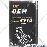 Mannol Масло трансмиссионное «Mannol» ATF-WS, MN8217-1ME, 1 л